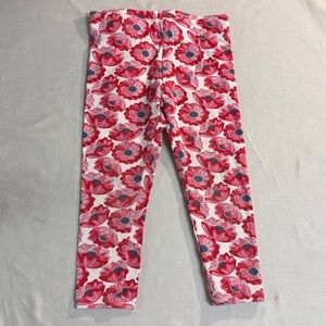 Isaac Mizrahi - Kids Floral Leggings - Red and Blue